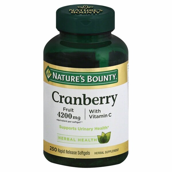 Cranberry Vitamin C Softgels, Natures Bounty, Mfr#: 489492